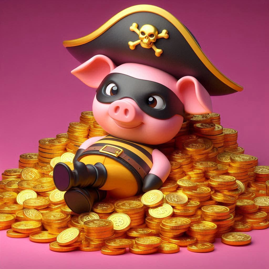 Treasure Lounging: The Bandit Pig's Delight