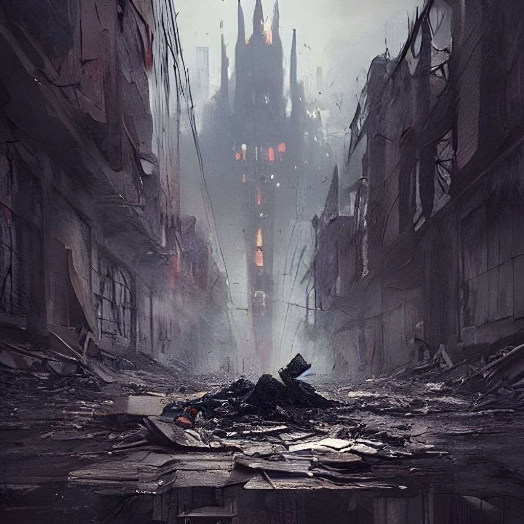 Something sinister.. AI Generated Artwork NightCafe Creator