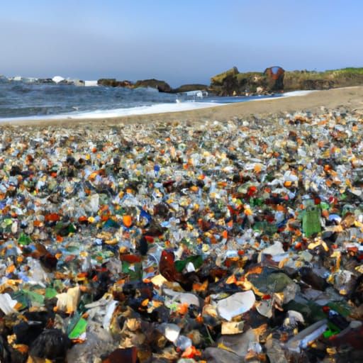 Glass beach, California AI Generated Artwork NightCafe Creator