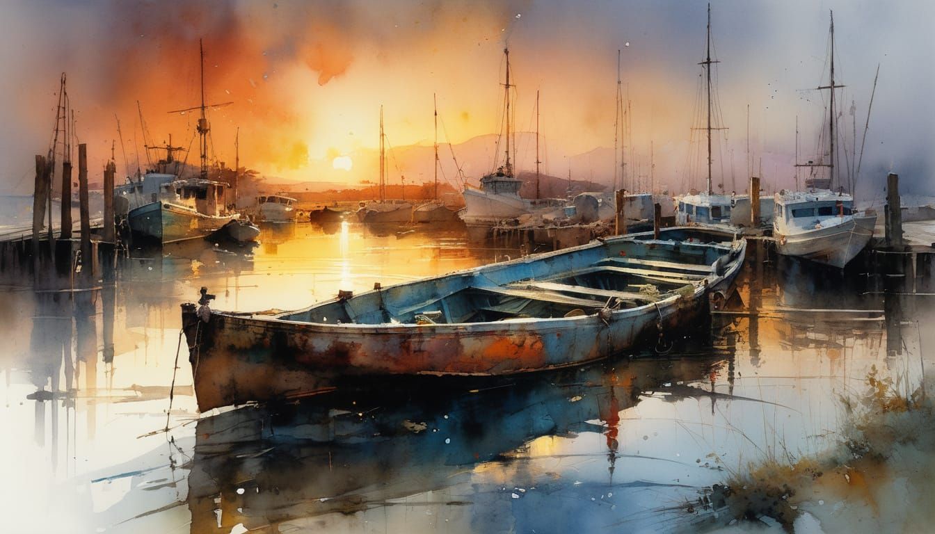 Boatyard  by @Superbear