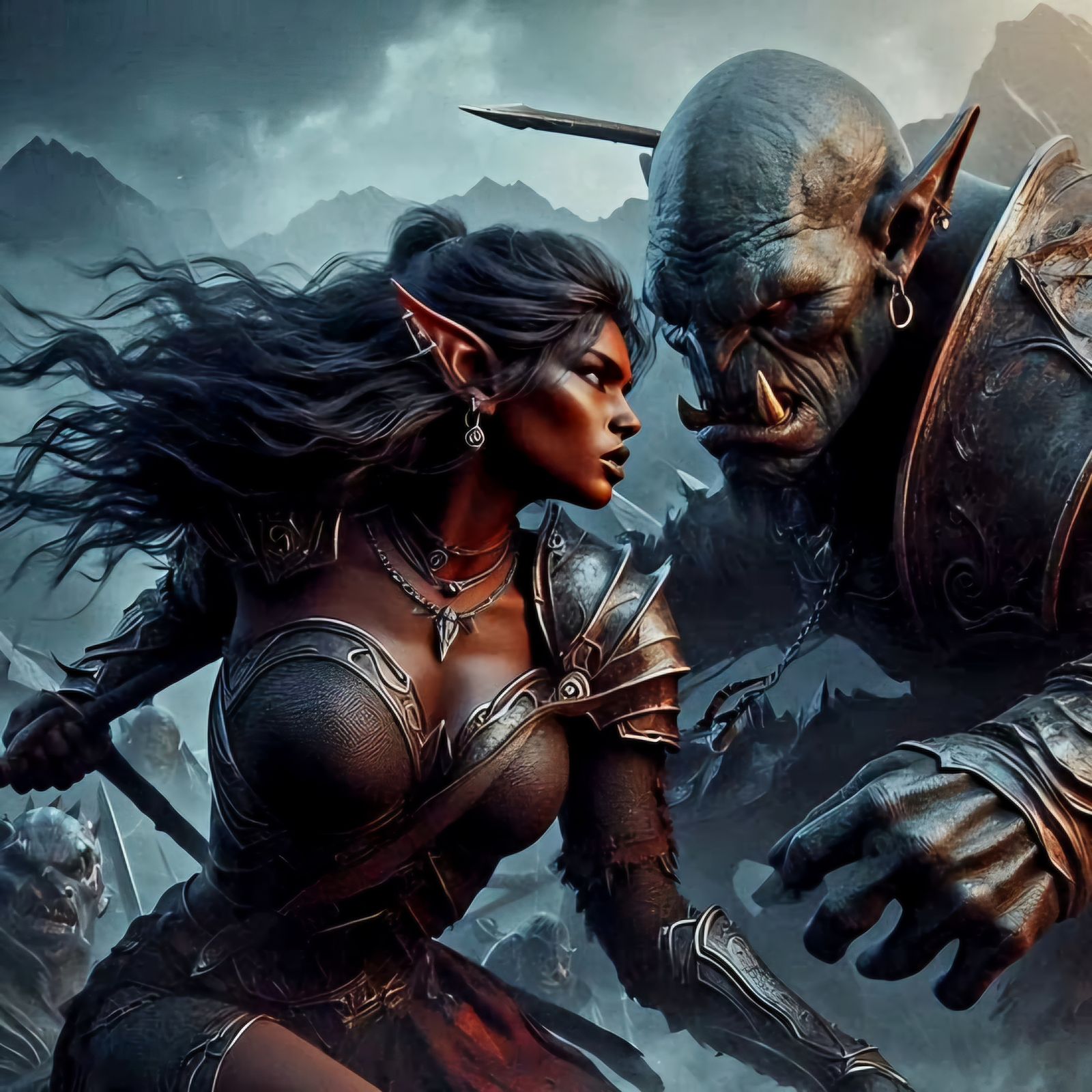 War. Elf and orc