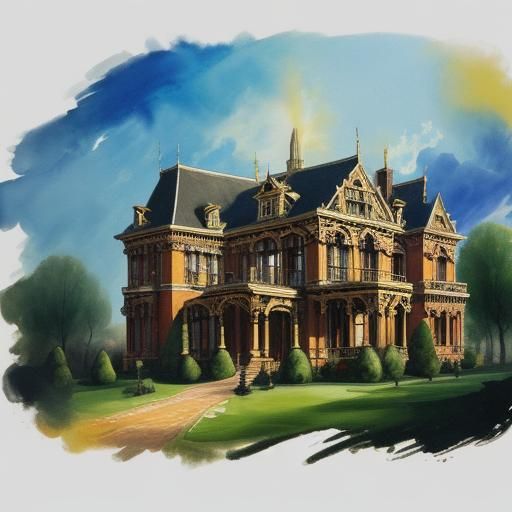 A house victorian style.