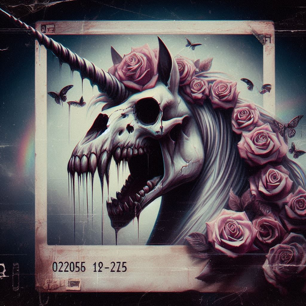 Analog Horror Unicorn