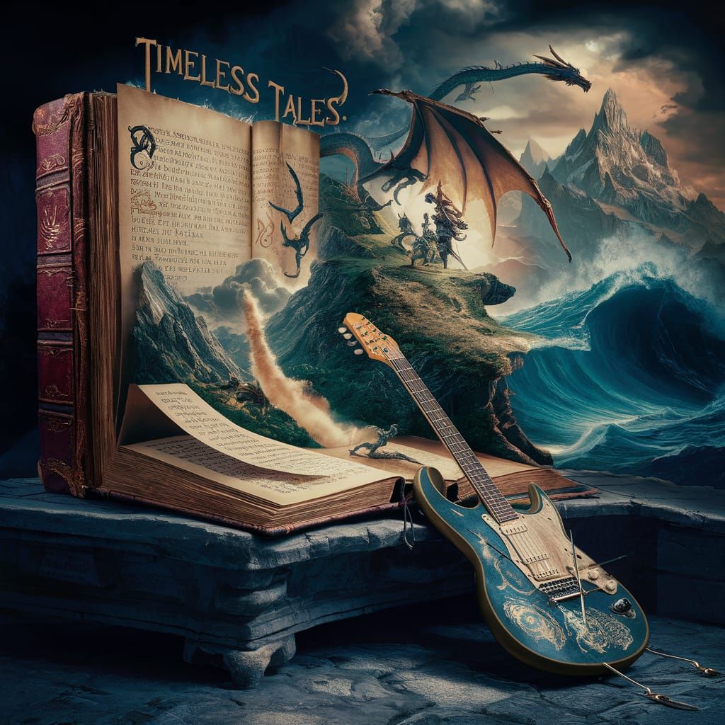 Progressive Rock Album Cover "Timeless Tales"