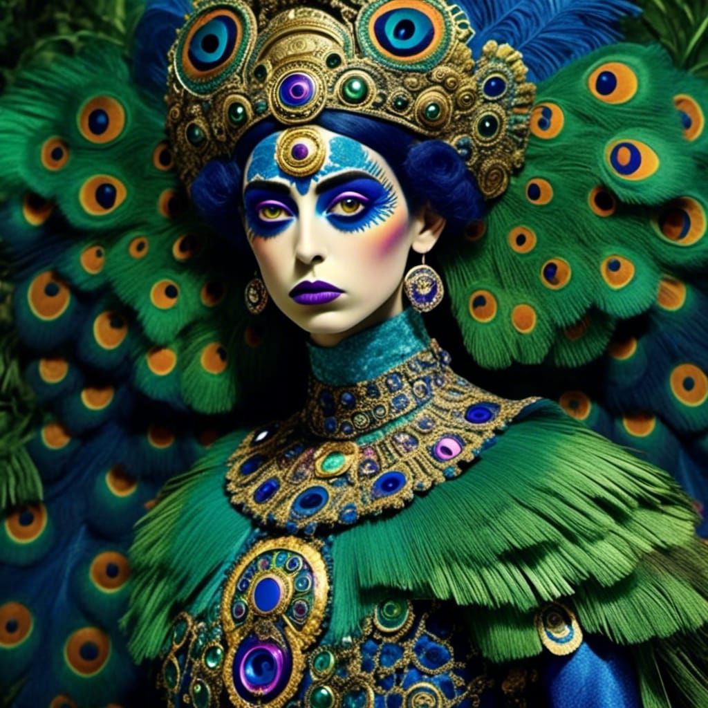 <lora:Monkey Queen:1.0> Peacock Queen 