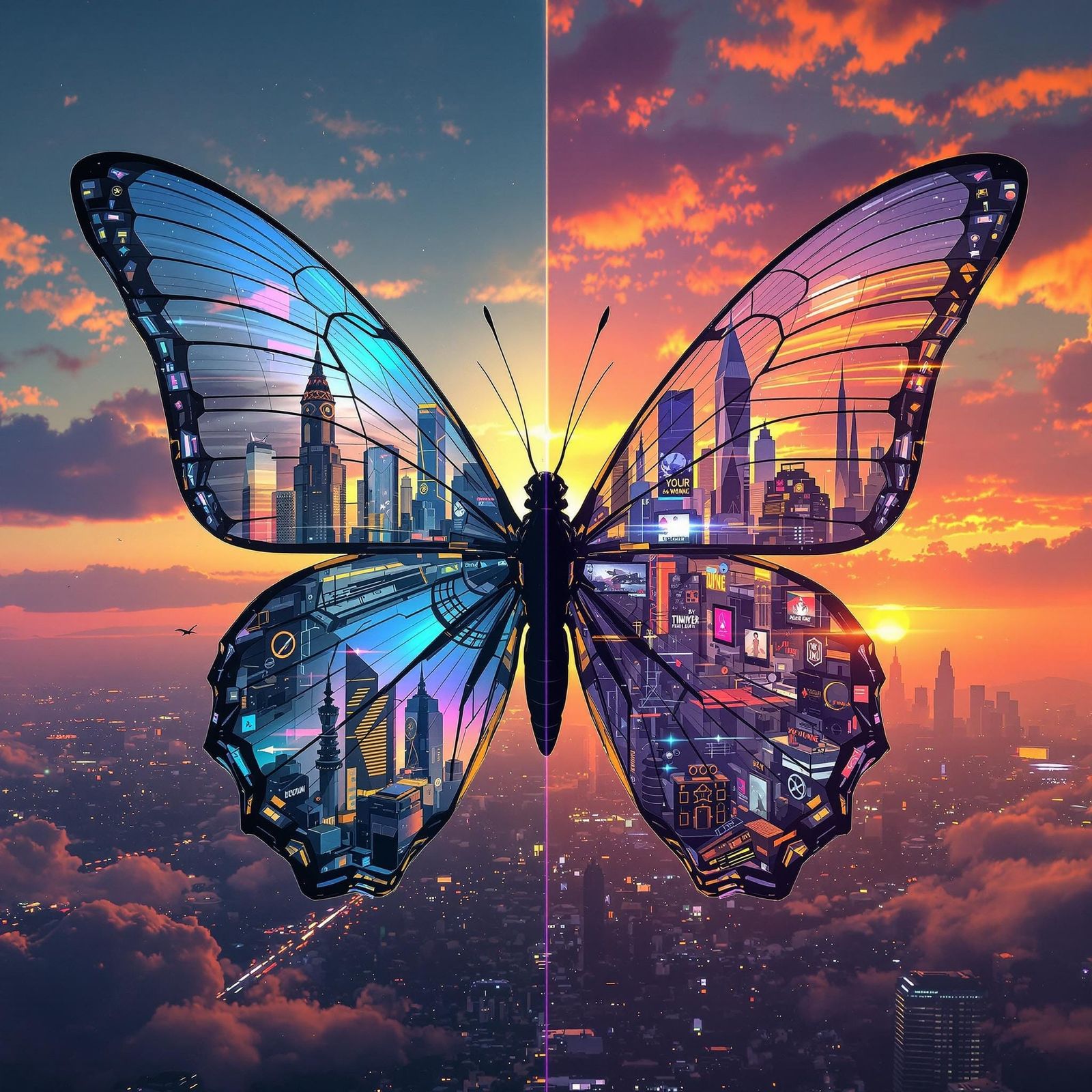 City wings   by @Arisiin