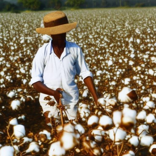 Cotton pickers AI Generated Artwork NightCafe Creator