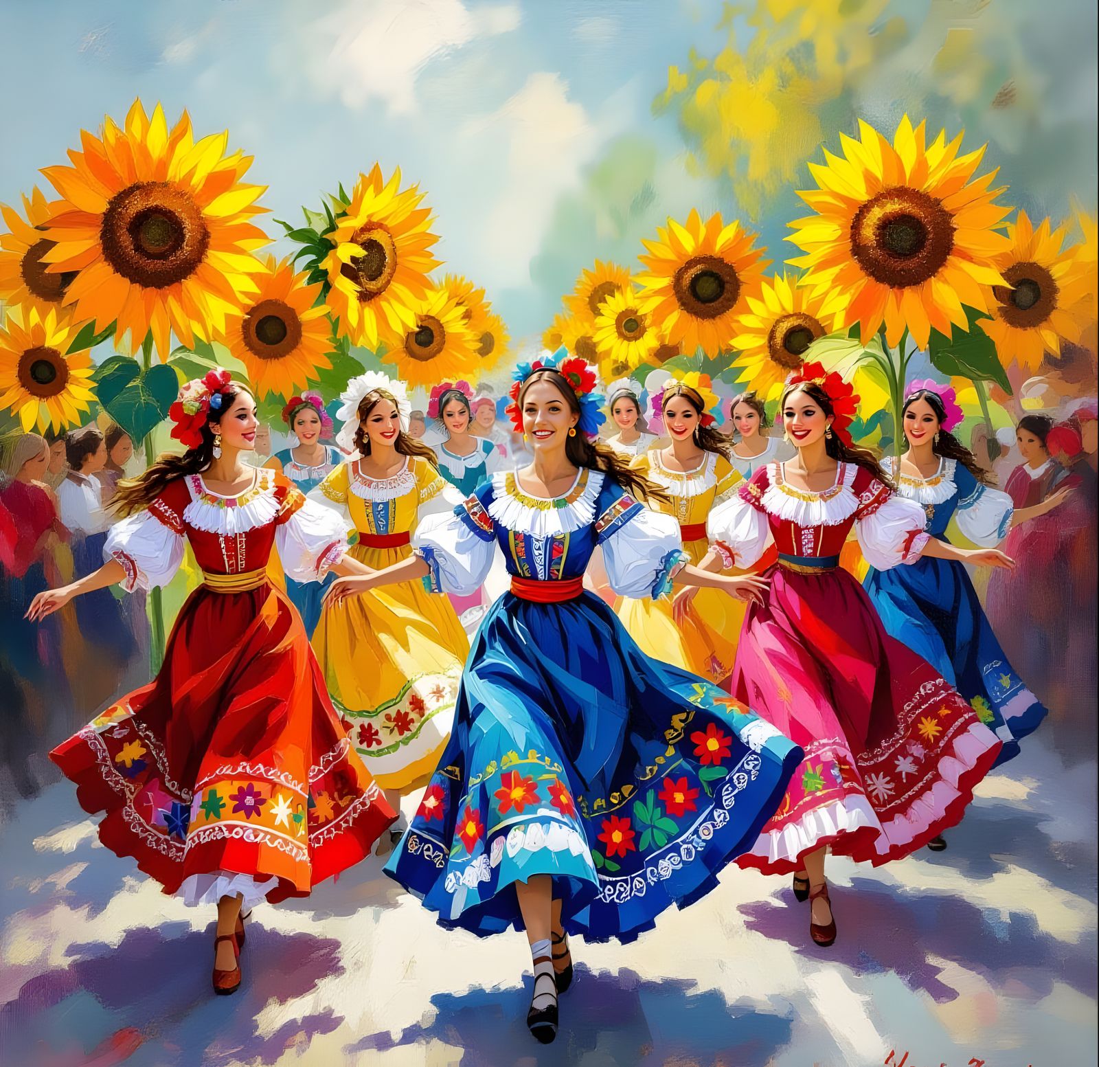 Happy Ukrainian sunflower day  by @tohelpukraine