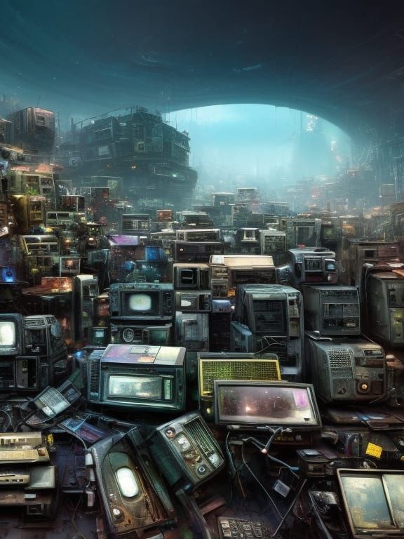 Computer age   by @Mr Doodle