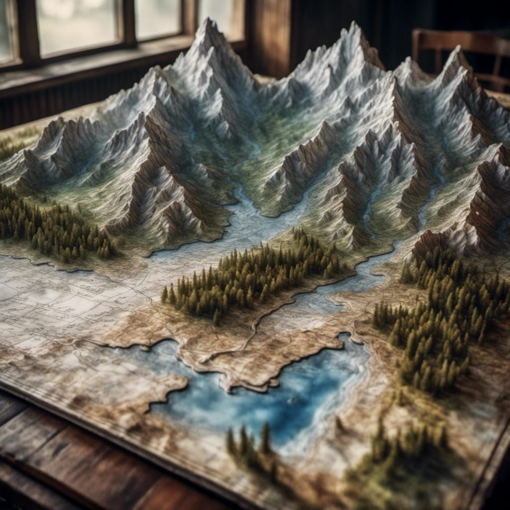 Topography LoRA NightCafe Creator