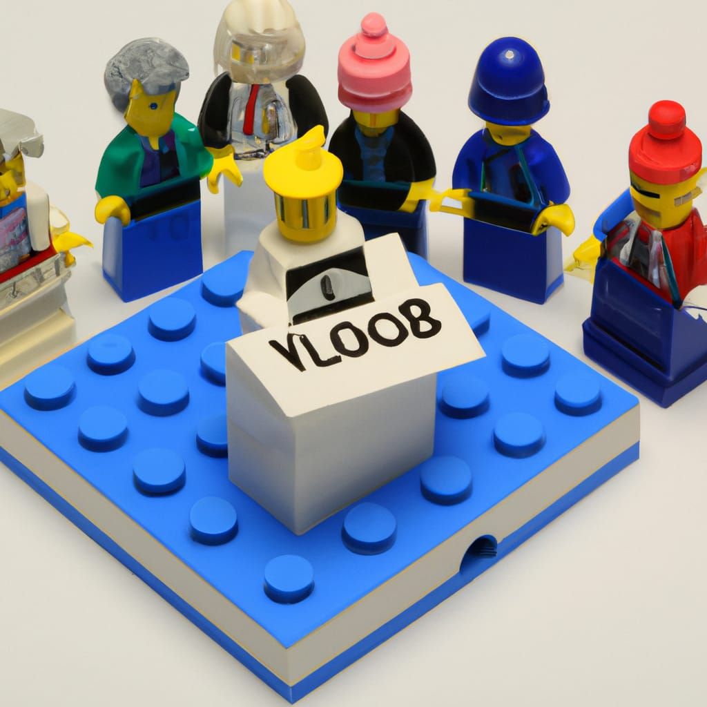 LEGO Democracy - AI Generated Artwork - NightCafe Creator