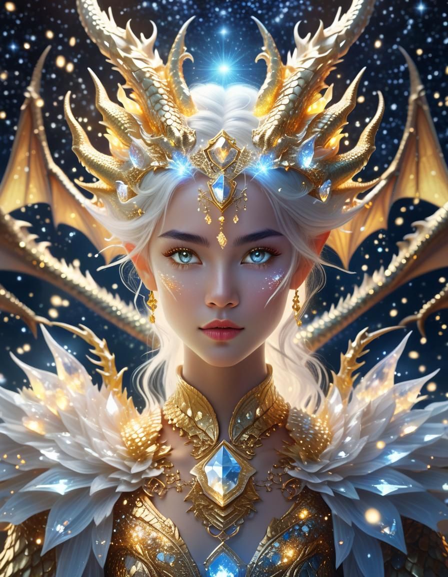 Dragon Princess - AI Generated Artwork - NightCafe Creator