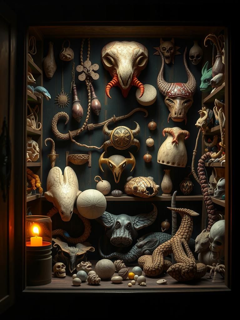 Wanna see my bellybutton lint collection?,  3DEXCITE, neo-primitivism, horror, Marvel Comics, folk art