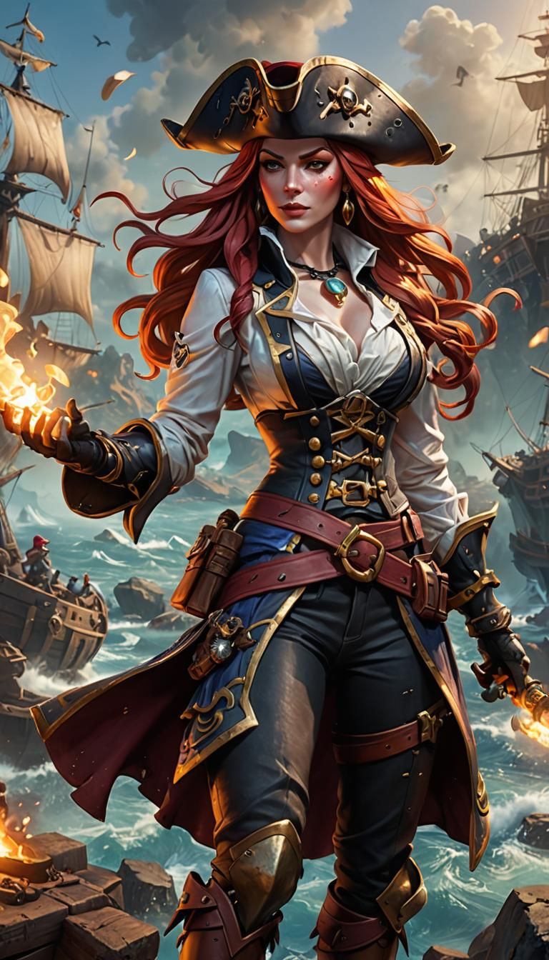 Miss Fortune - AI Generated Artwork - NightCafe Creator