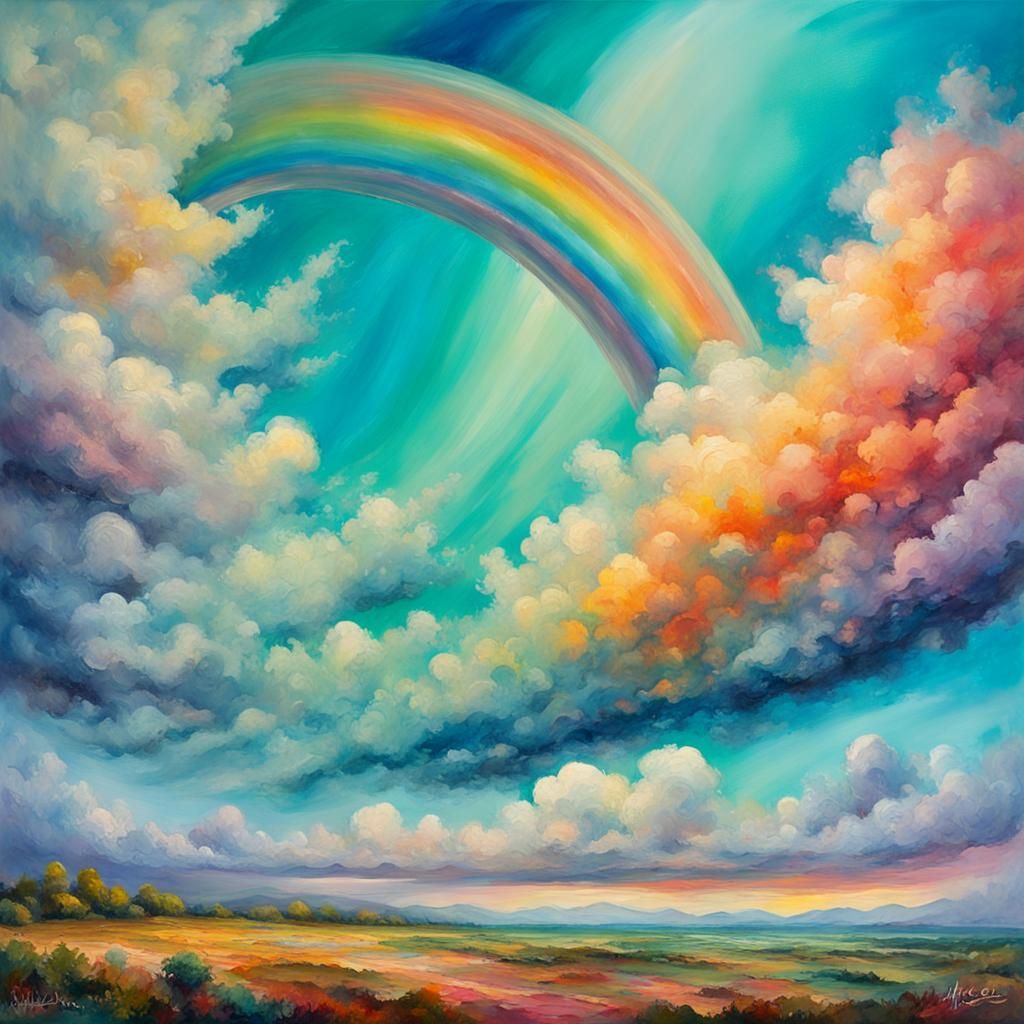 Rainbow fron another world  by @Yulia 