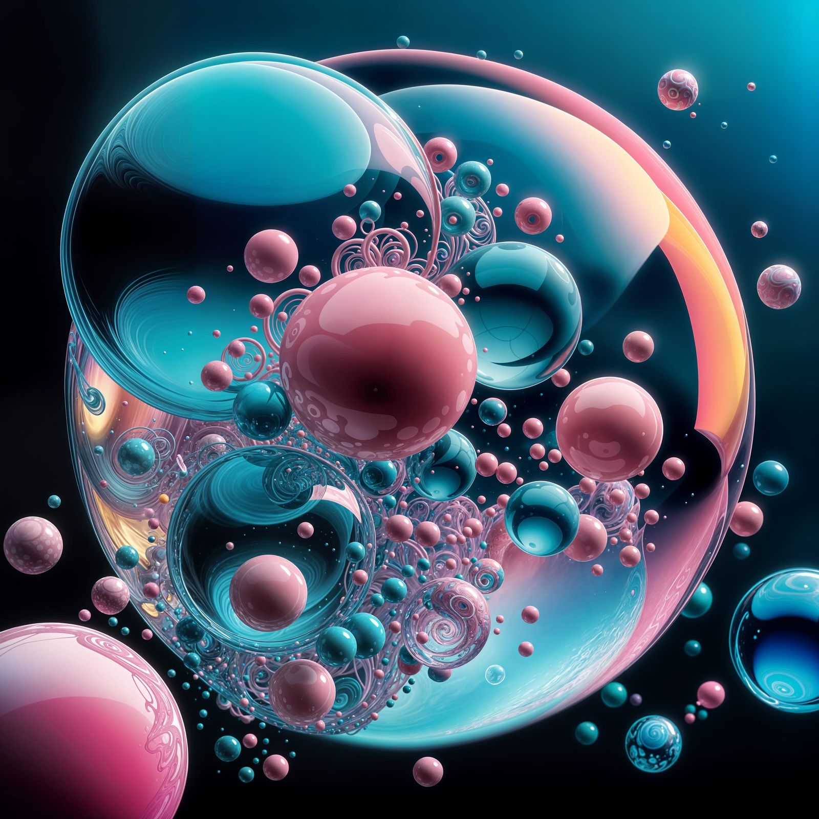 Shiny Bubbles  by @JenG