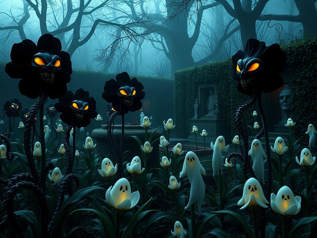 Cemetery garden guards  by @nadia_dream