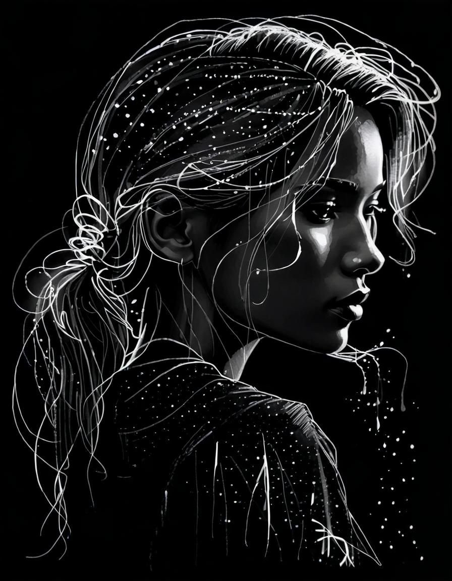 A Portrait in the Aether   by @StudioLalaArt