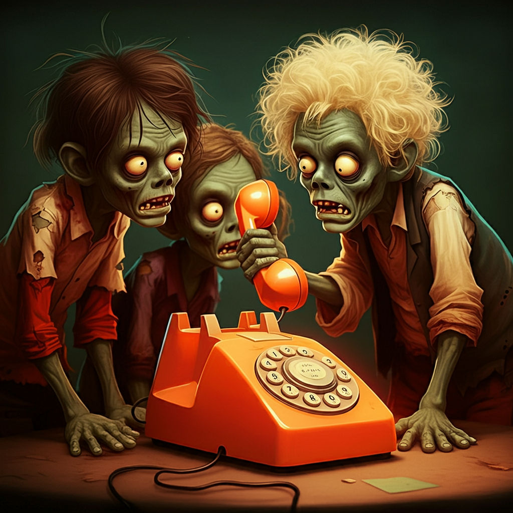 Even Zombies greatly enjoy the Telephone game