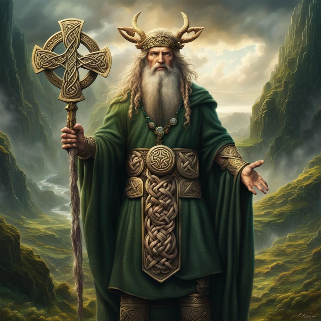 The Celtic Druid - AI Generated Artwork - NightCafe Creator