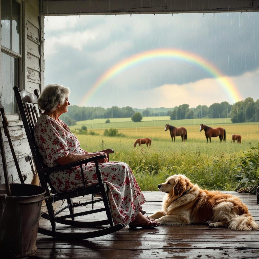 Otro día de lluvia en la campiña.  by @Hector Lopez Genovesi