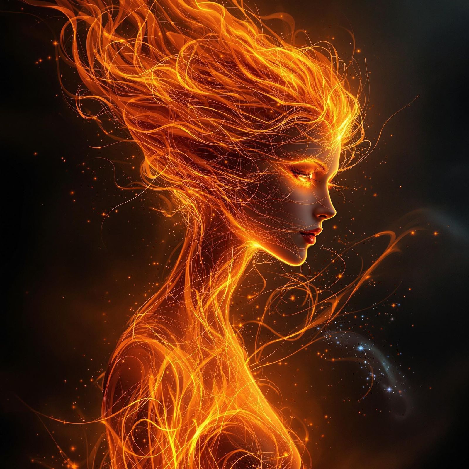 Flameborn Elegance  by @Mark_Loves_Coffee_