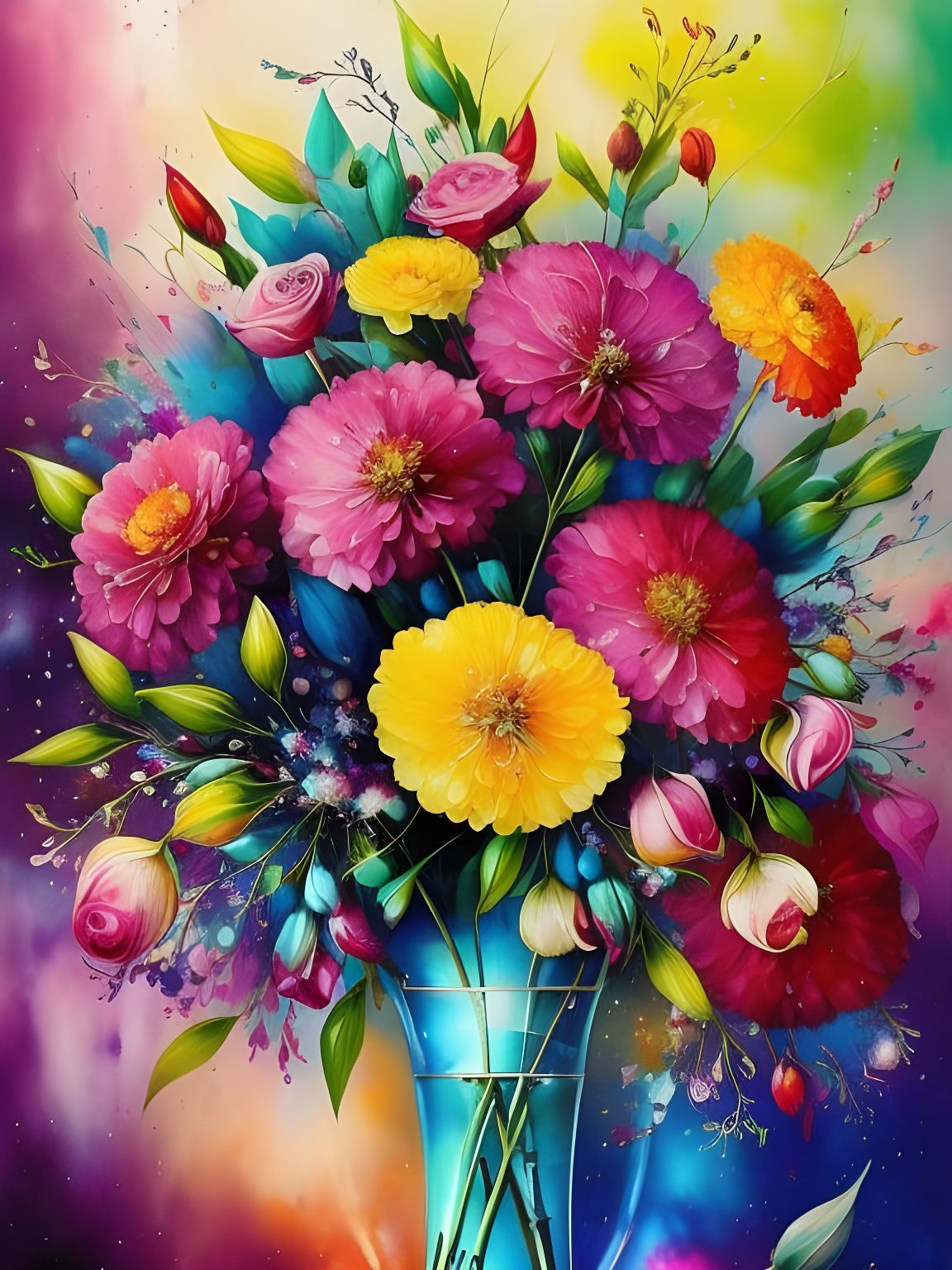 Celebration Bouquet   by @Art of Art