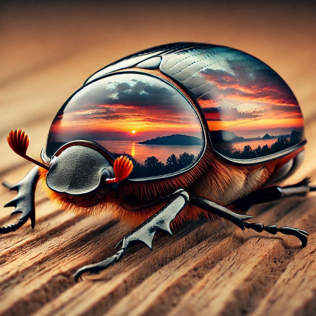 Scarab sunset