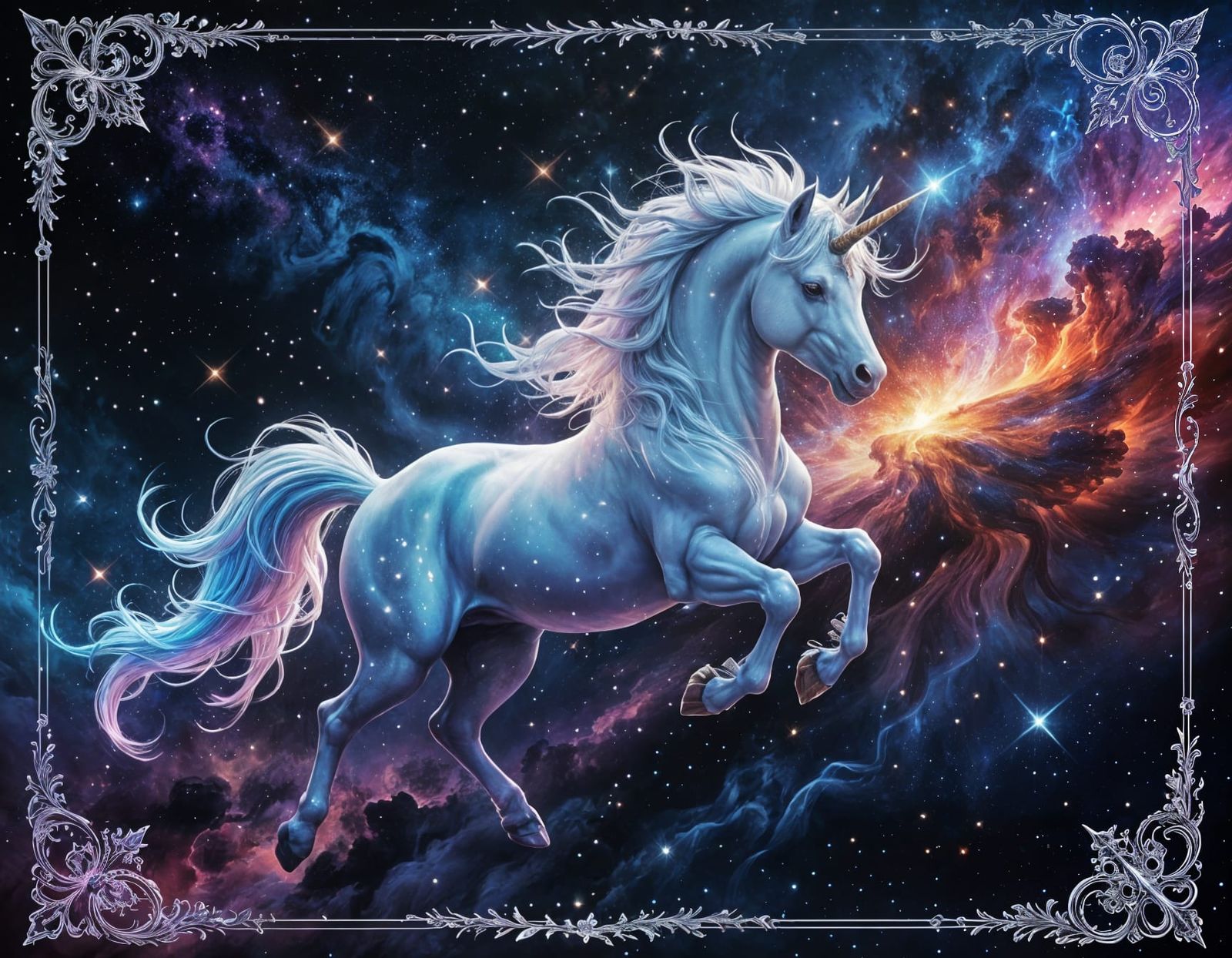 A majestic unicorn  by @N-Irene