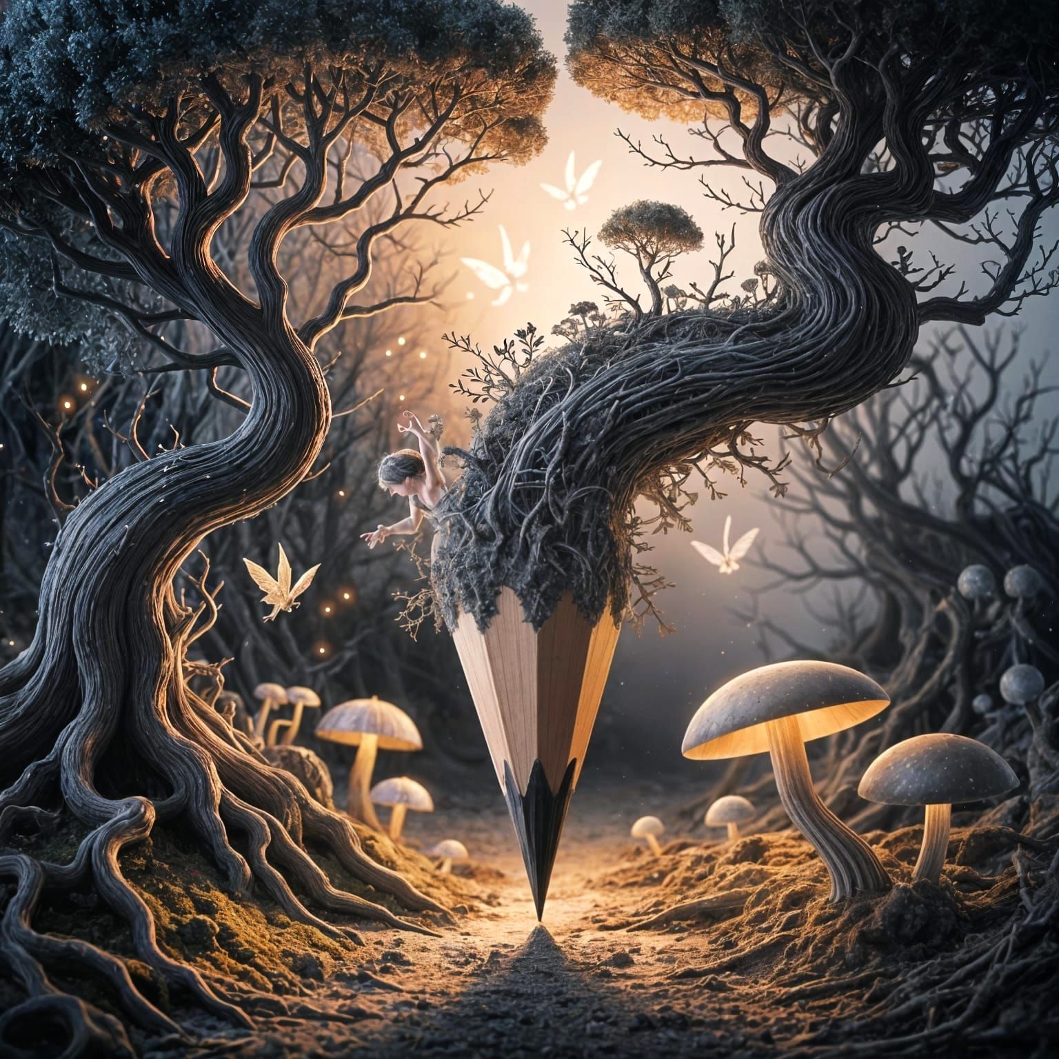 Magic pencil  by @Sarati