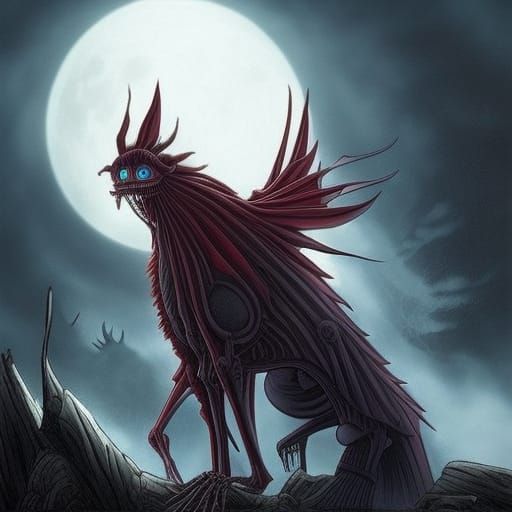 "Secrets in Dystopian City" by Tim Burton Studio Ghibli, Dark Fantasy