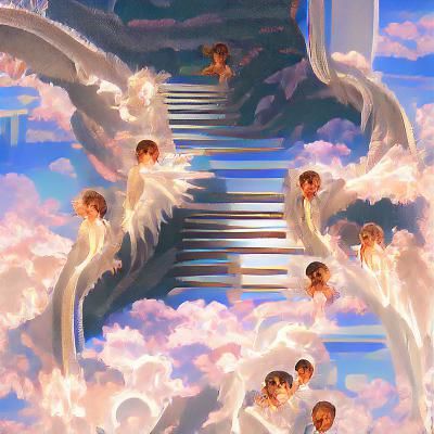 Stairway to heaven - AI Generated Artwork - NightCafe Creator