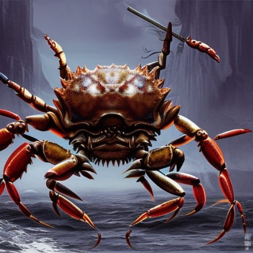 Crab warrior - AI Generated Artwork - NightCafe Creator