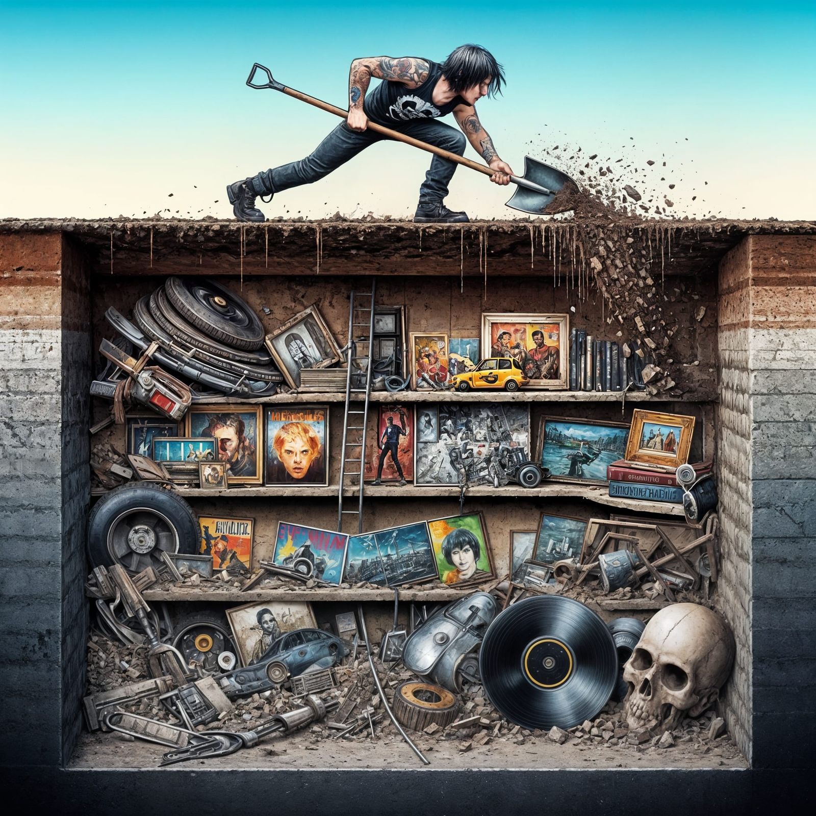 🎵 "But the only thing I figured out is life is a grave… And...