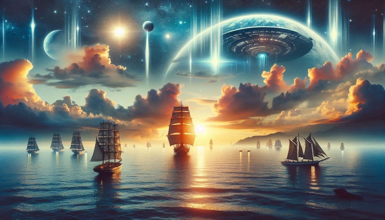 Попытка 3 высадки инопланетян на море.