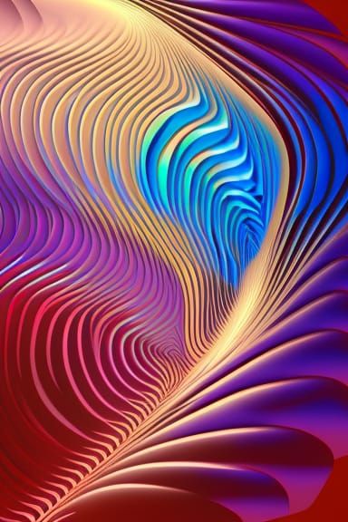 Pink fractal - AI Generated Artwork - NightCafe Creator