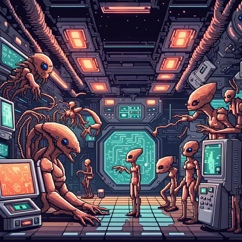 Pixel Aliens