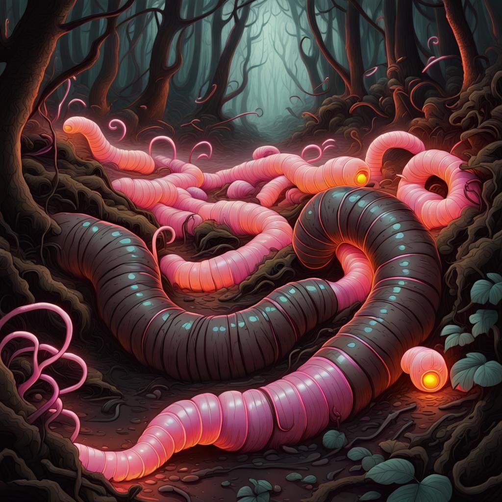 Worms - AI Generated Artwork - NightCafe Creator