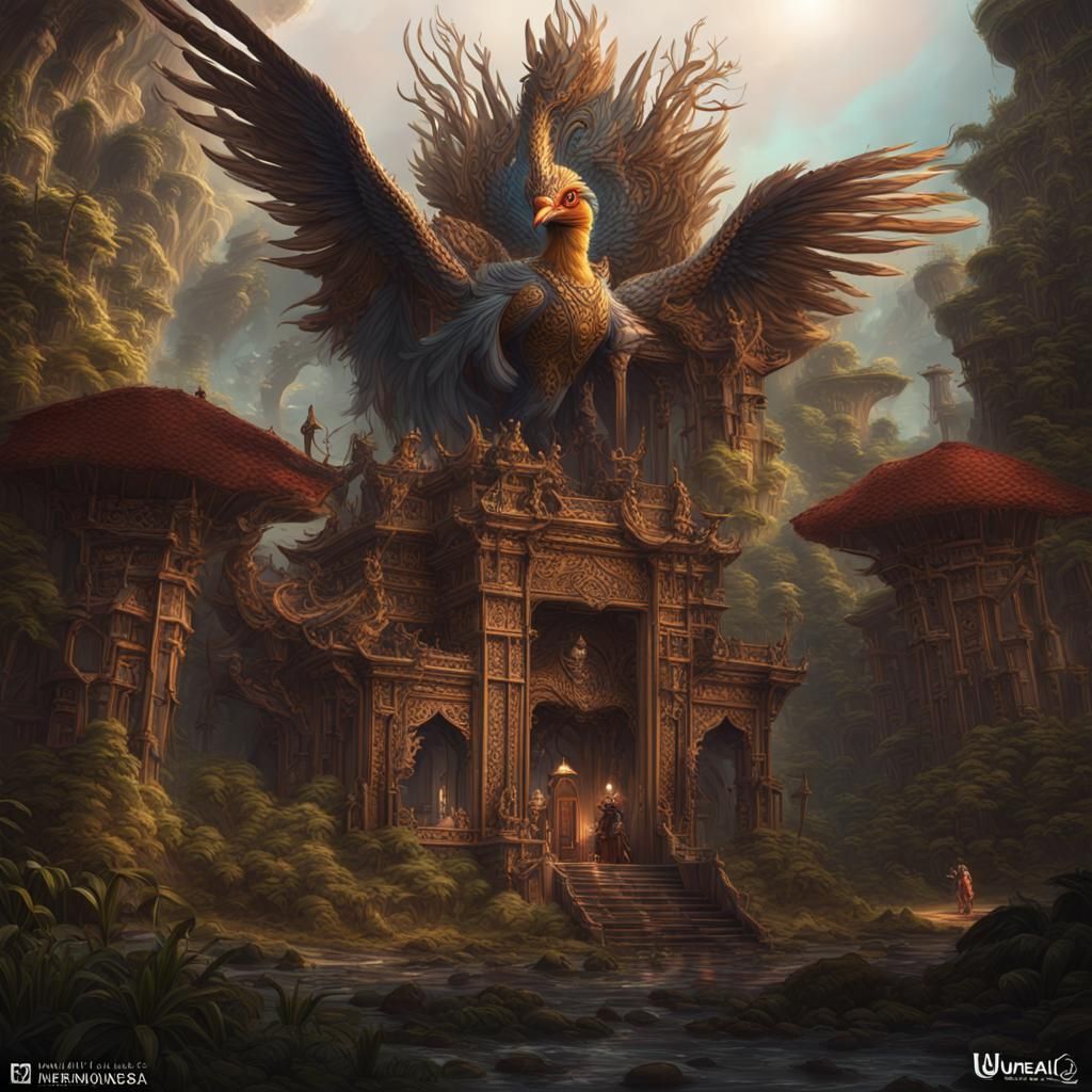 Legendary bird "Merong Mahawangsa"