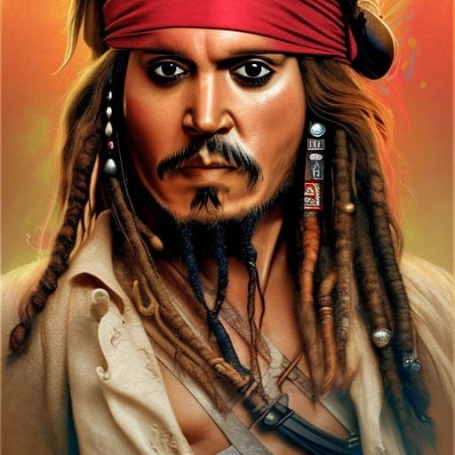 Jack Sparrow - AI Generated Artwork - NightCafe Creator