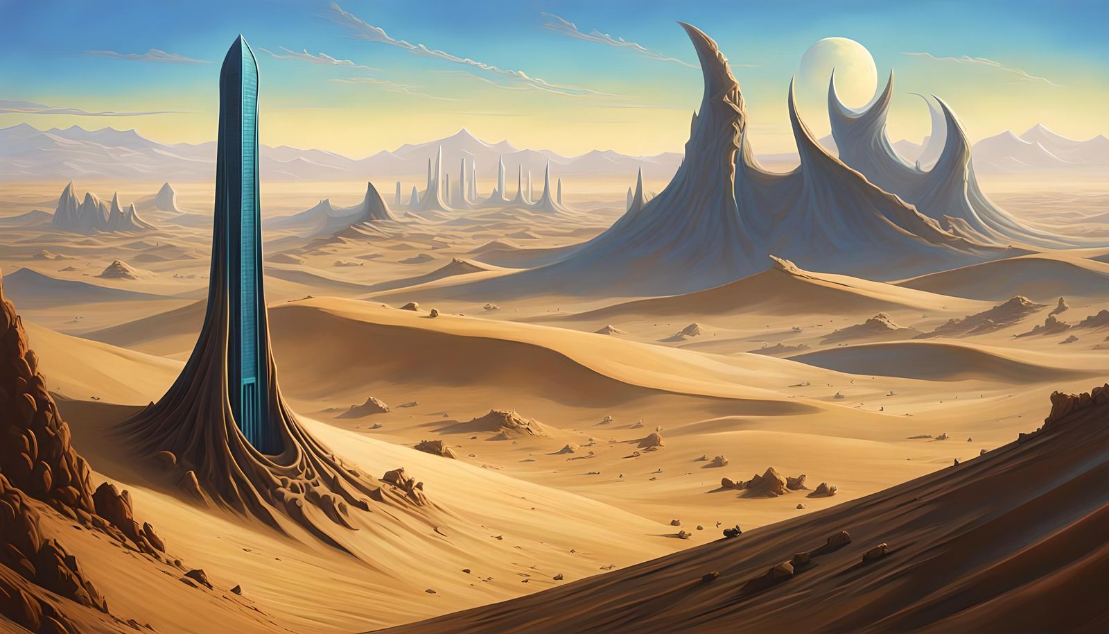 Alien building - AI Generated Artwork - NightCafe Creator