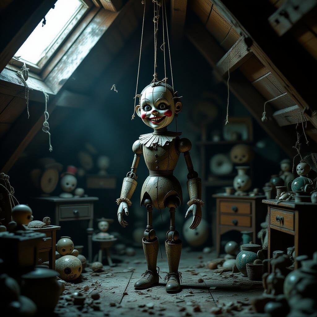 Maybe Pinocchio needed his strings after all