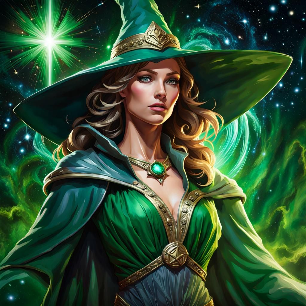 Greeny witch :) - AI Generated Artwork - NightCafe Creator