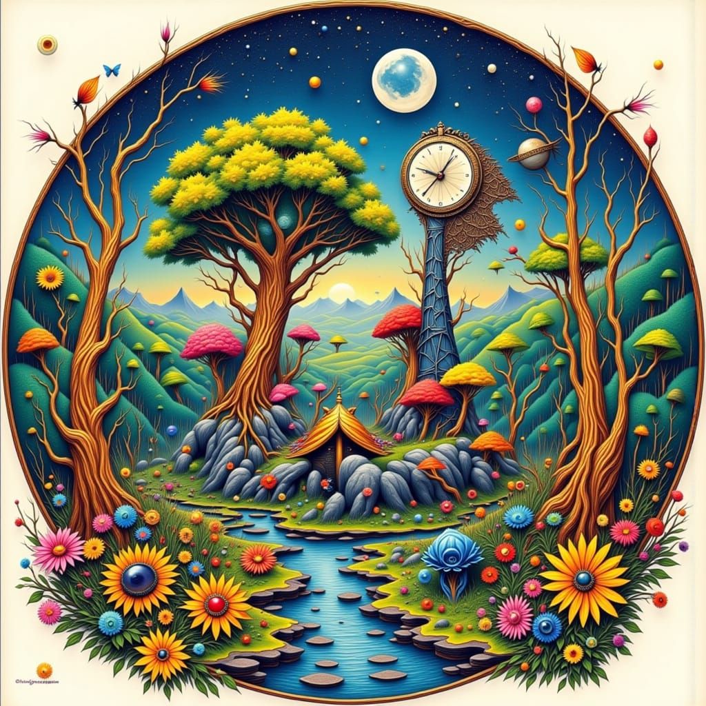 <lora:Beastie Flux:1.0> <lora:Surreal Flux:1.0> <lora:360 Flux:1.0> <lora:522:1.0>"Surreal Zoo" 