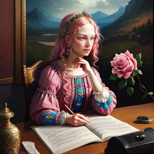 The diary woman