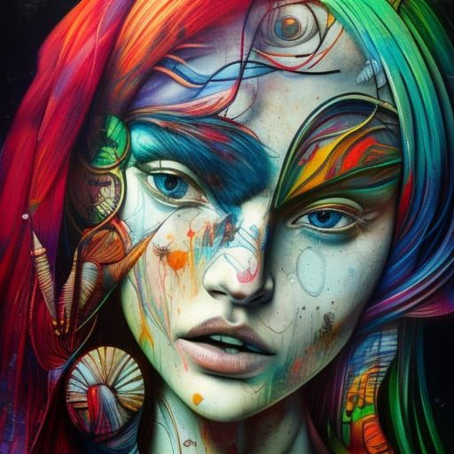 Android Jones, Jean Baptiste monge, Alberto,Picasso ,monet