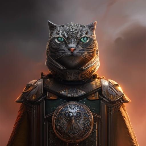 Sir Meowsalot - AI Generated Artwork - NightCafe Creator