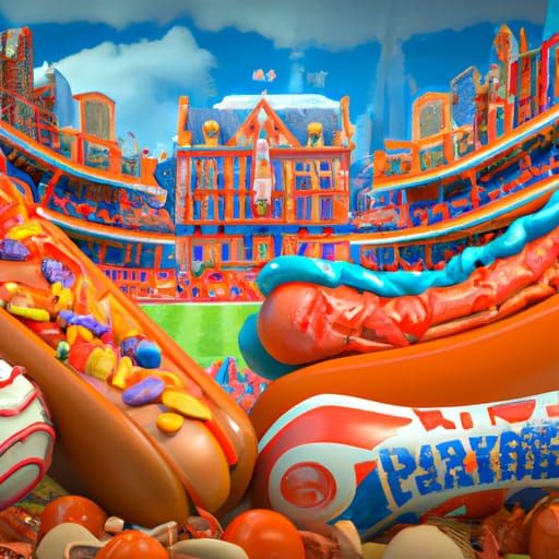 Ball Park AI Generated Artwork NightCafe Creator