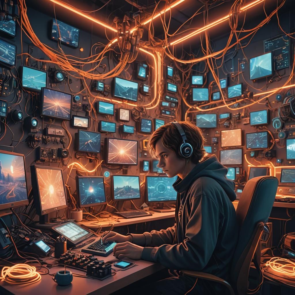 Crafting a Fantasy World with AI: Sci-Fi Concept Art