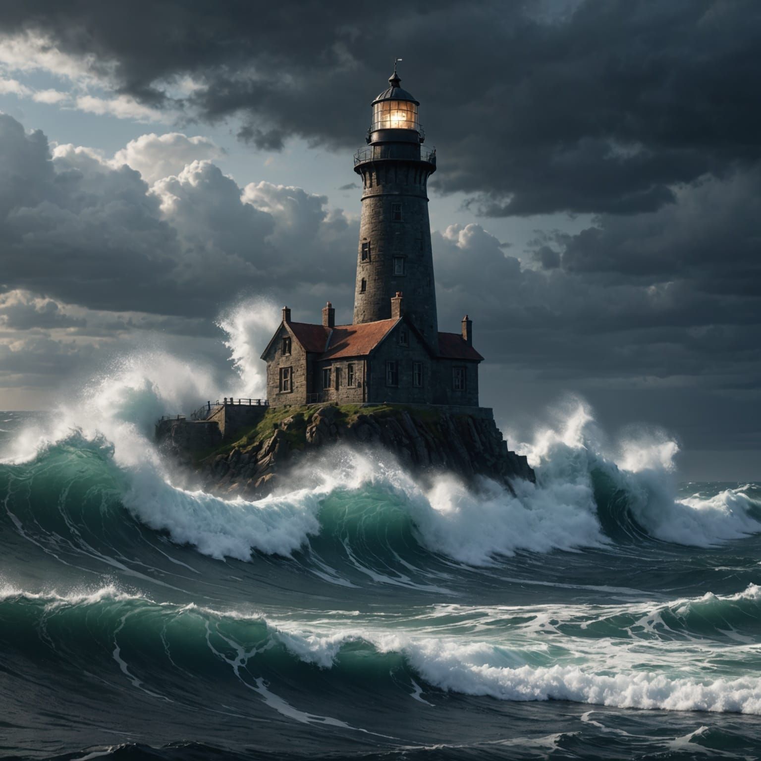 Morning Storm  by @mathy_art_girl_305